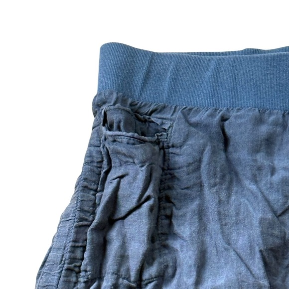 Toad & Co 100% Linen Large Boho Skirt Elastic Waist Ribbed Tie on Sides Beach - Picture 2 of 8